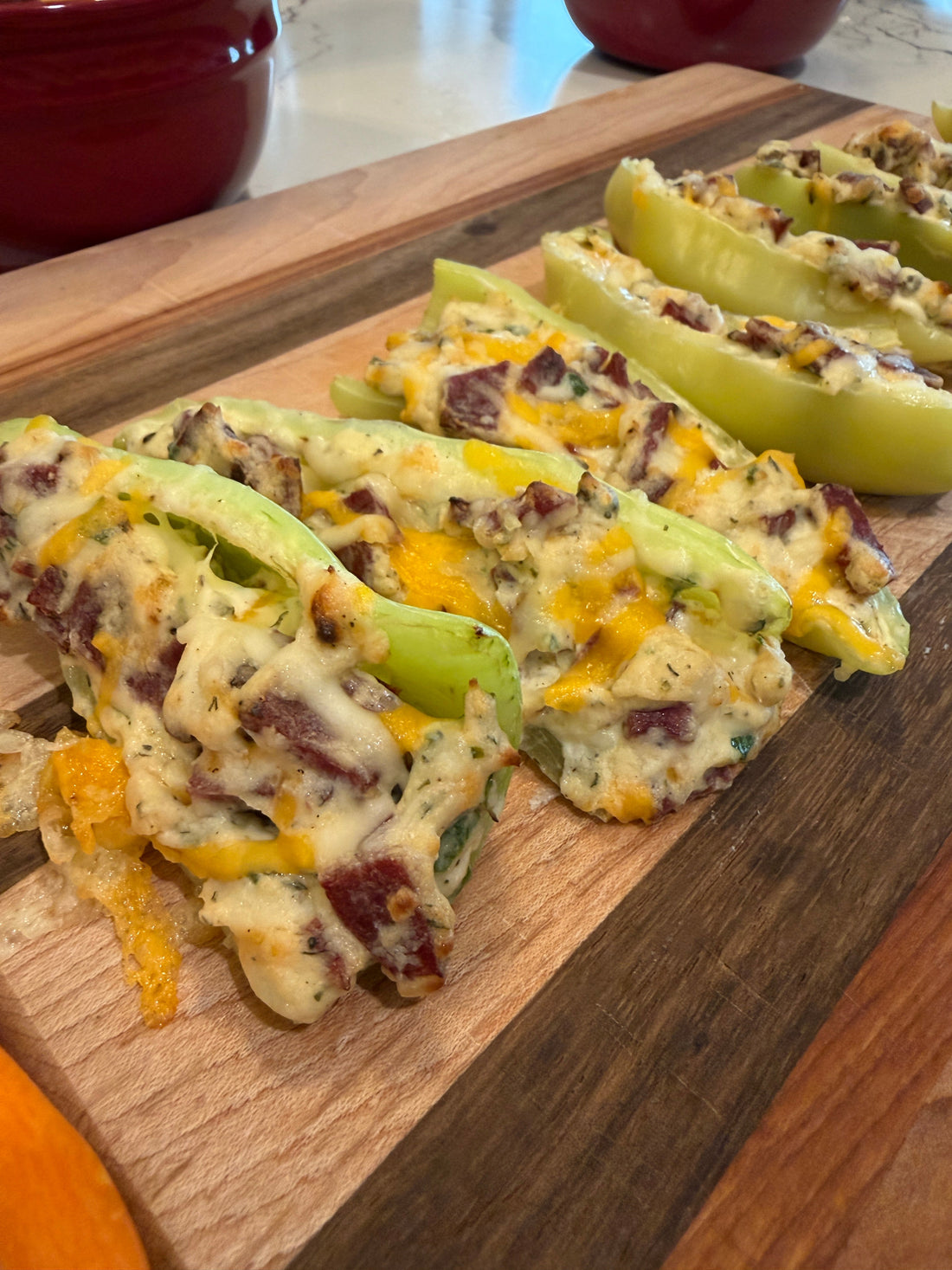 Bacon Ranch Stuffed Banana Peppers
