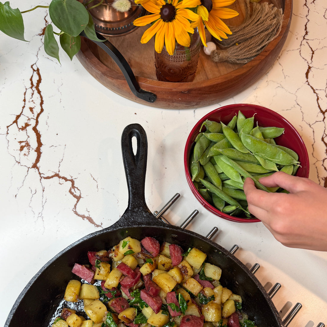 Sausage Kale Skillet