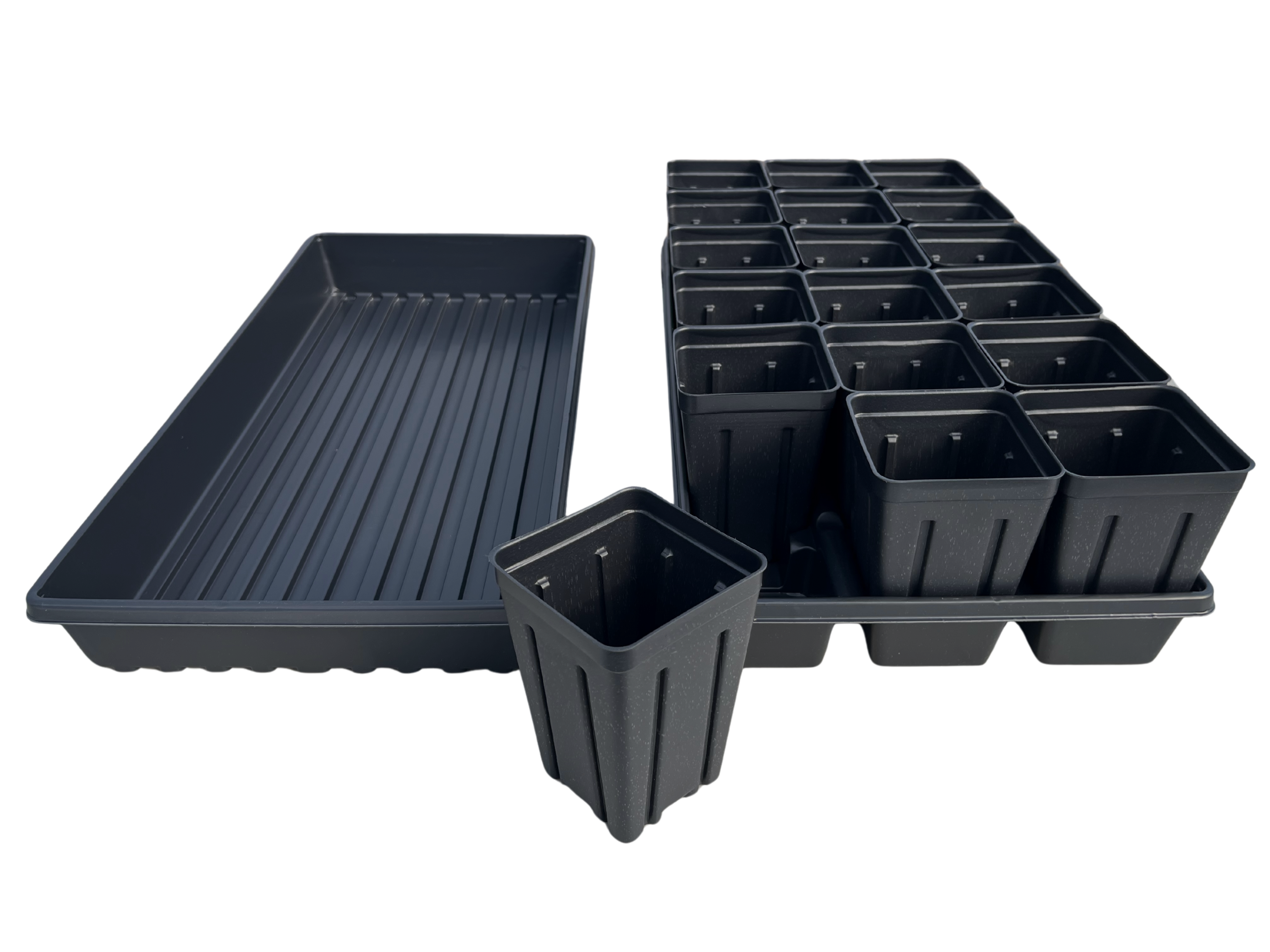 18 inch deep pots for plants 4" Deep Pot Set