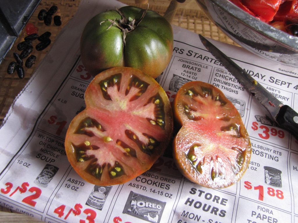 Ananas Noire, Tomato